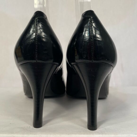 Black Women's Patent Leather 3” Heels by Ann Taylor Loft - Picture 4 of 6
